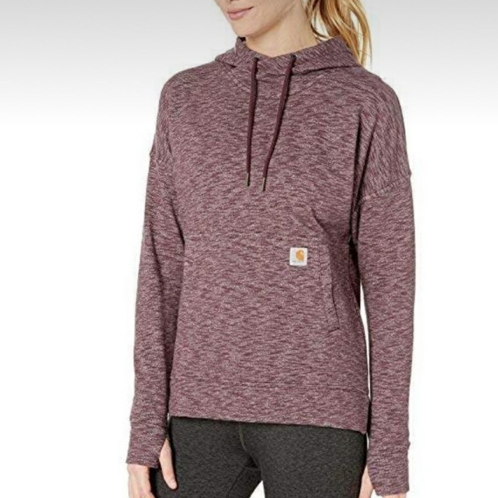 Carhartt Newberry Hoodie in maroon size xs - Picture 1 of 7